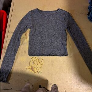 American Eagle XS long sleeve crop top
